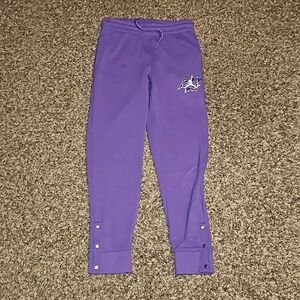 Jordan girls youth sweatpants, Snap Buttons on ends..medium
